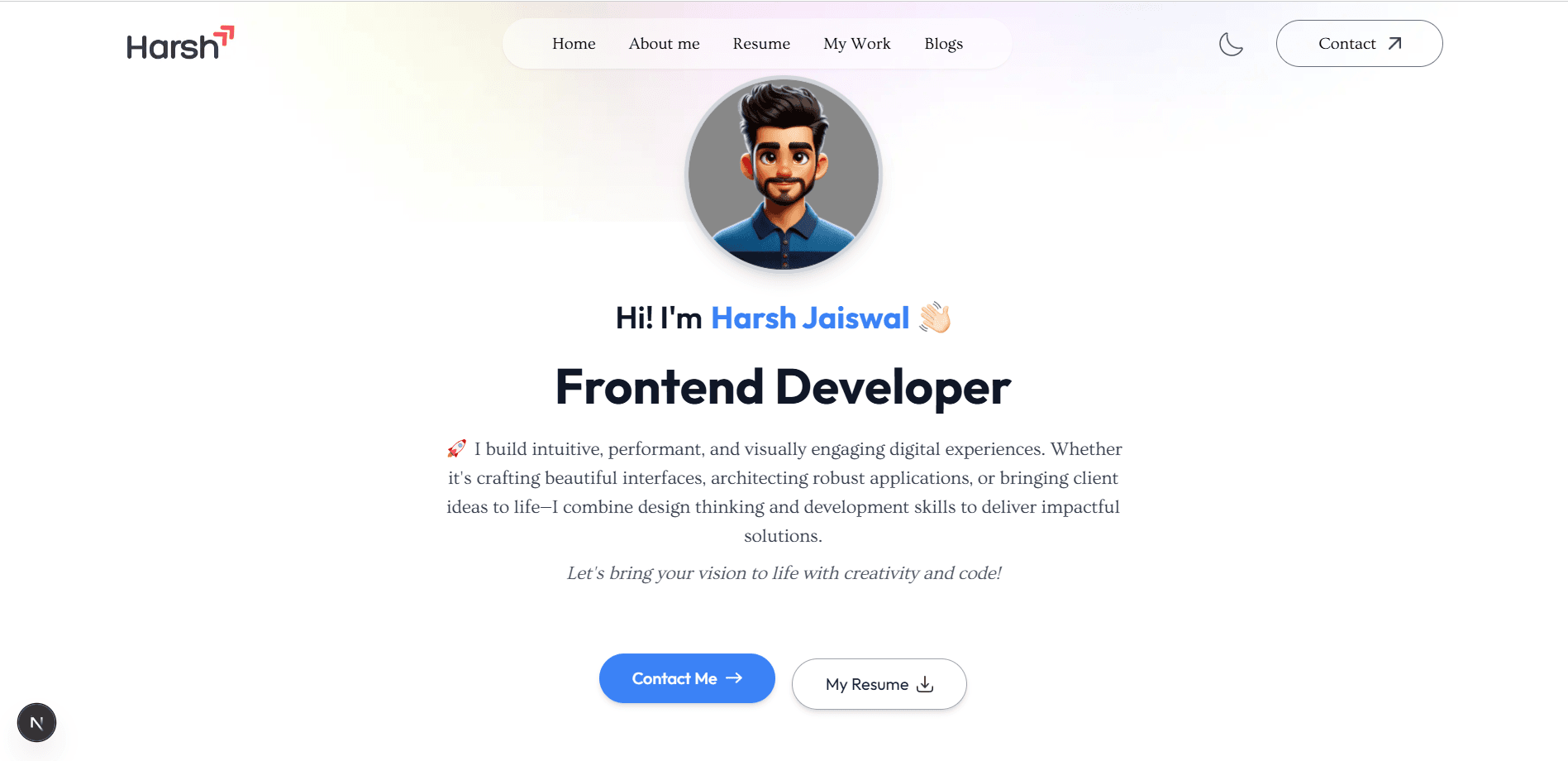 3D Portfolio Website